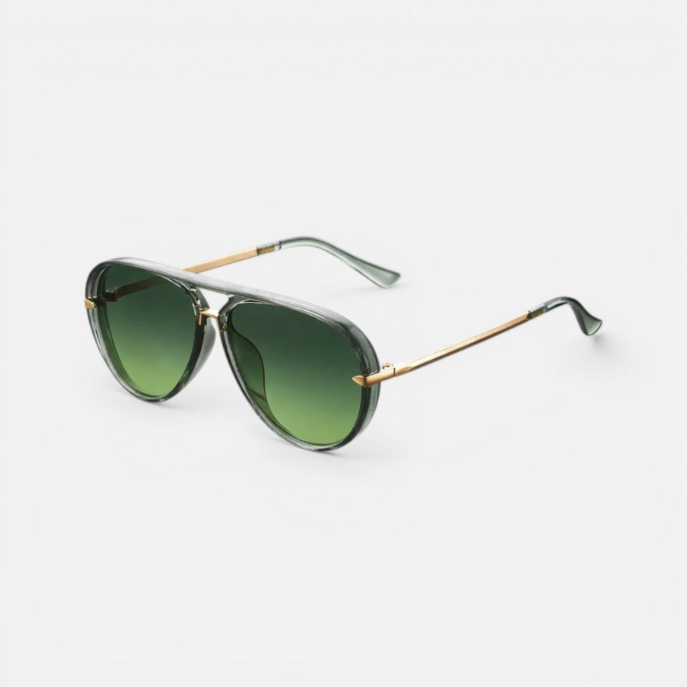Aviator Style Sunglasses with Tinted Lenses