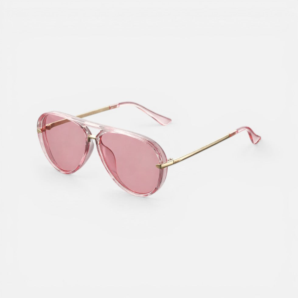 Aviator Style Sunglasses with Tinted Lenses