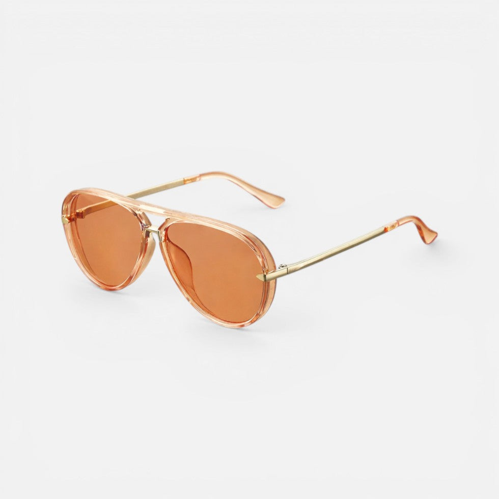 Aviator Style Sunglasses with Tinted Lenses