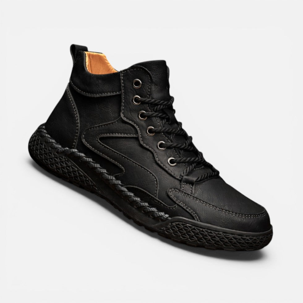 Mens Orthopedic Lace Up Hiking Boots