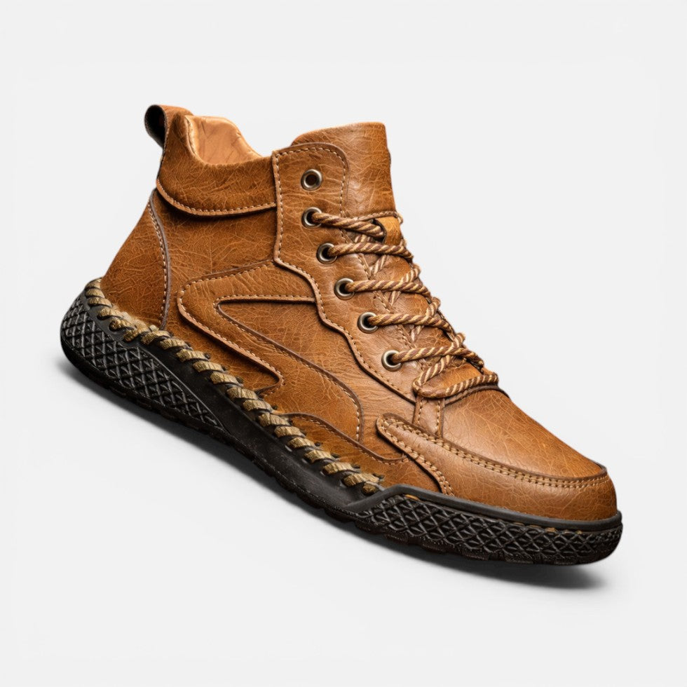 Mens Orthopedic Lace Up Hiking Boots