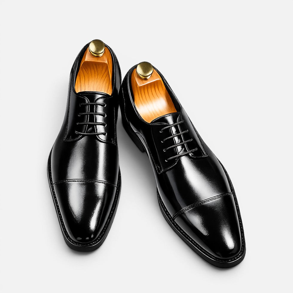 Orthopedic Formal Leather Derby Shoes