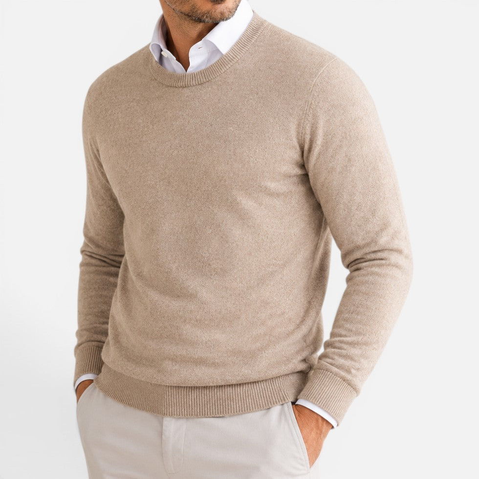 Classic Crew Neck Knit Sweater