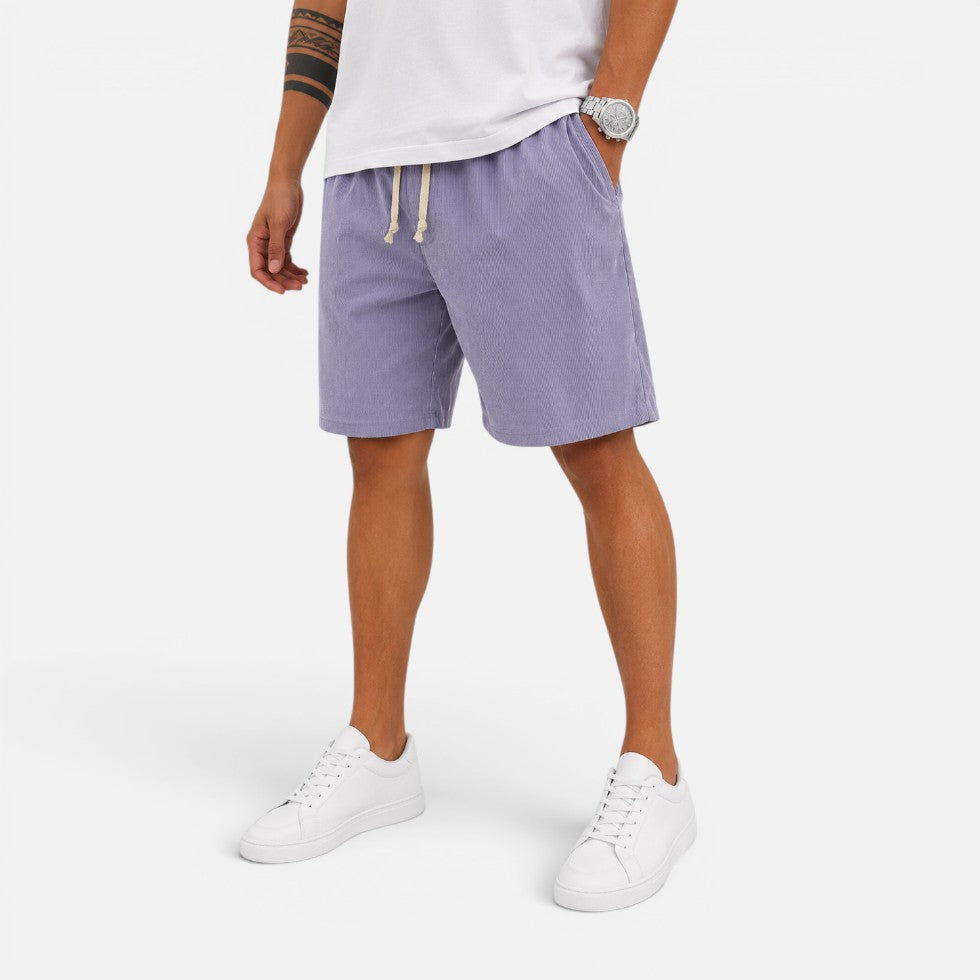 Corduroy Drawstring Shorts