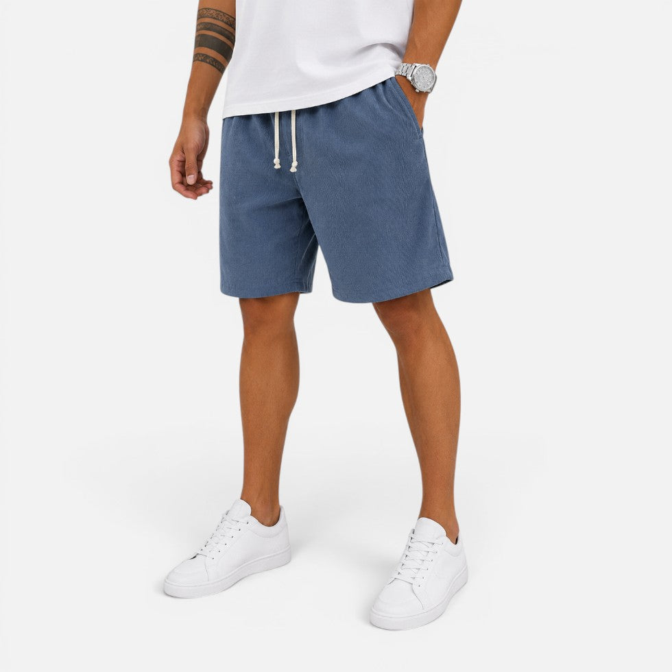 Corduroy Drawstring Shorts