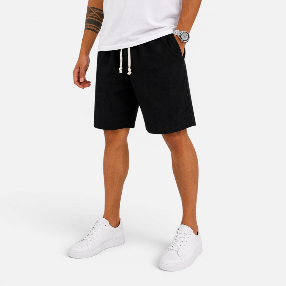 Corduroy Drawstring Shorts
